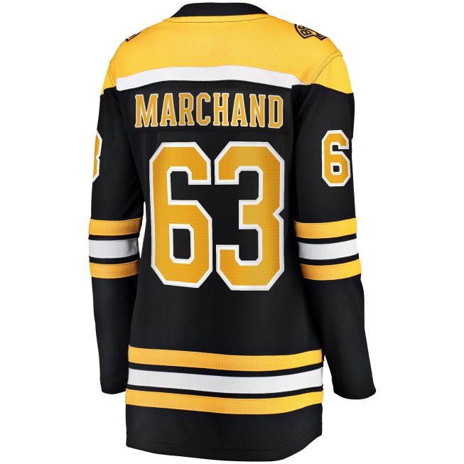 Brad Marchand Boston Bruins Fanatics Women's Home Breakaway Jersey - Black - Image 3