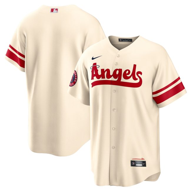 Los Angeles Angels City Connect Replica Team Jersey - Cream