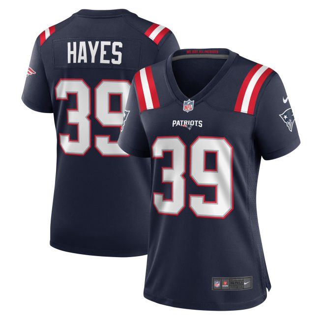 Tae Hayes New England Patriots Women's Home Game Player Jersey - Navy