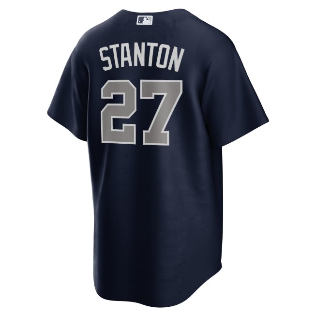 Giancarlo Stanton New York Yankees Alternate Replica Player Jersey - Navy - Image 3