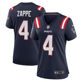 Bailey Zappe New England Patriots Women's Game Player Jersey - Navy