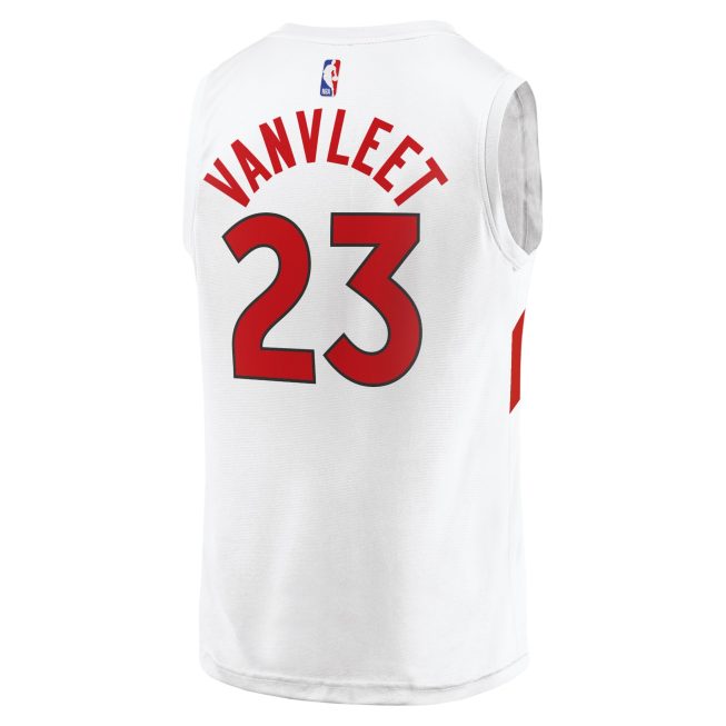 Fred VanVleet Toronto Raptors Fanatics Fast Break Replica Jersey - Association Edition - White - Image 3
