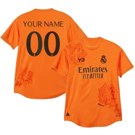 Real Madrid X Y-3 23/24 Fourth Men Jersey Customized - Limited Collection, Orange