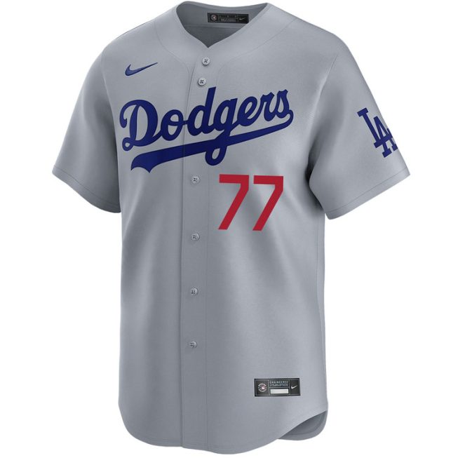 River Ryan Los Angeles Dodgers Alternate Road Limited Jersey - Image 3