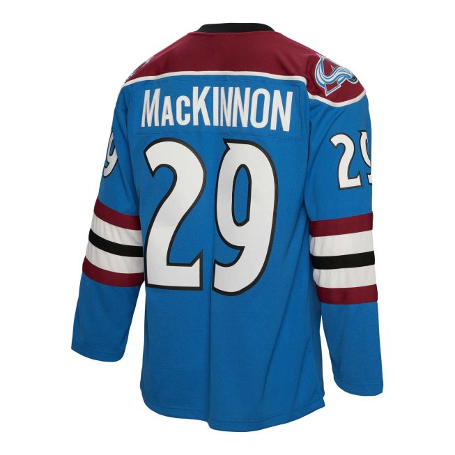 Nathan MacKinnon Colorado Avalanche Mitchell & Ness Big & Tall 2013 Blue Line Player Jersey - Blue - Image 3