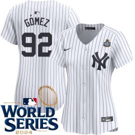 Yoendrys Gomez New York Yankees Women's Home Limited World Series Jersey