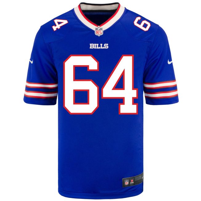 O'Cyrus Torrence 64 Buffalo Bills Men Home Game Jersey - Royal - Image 2