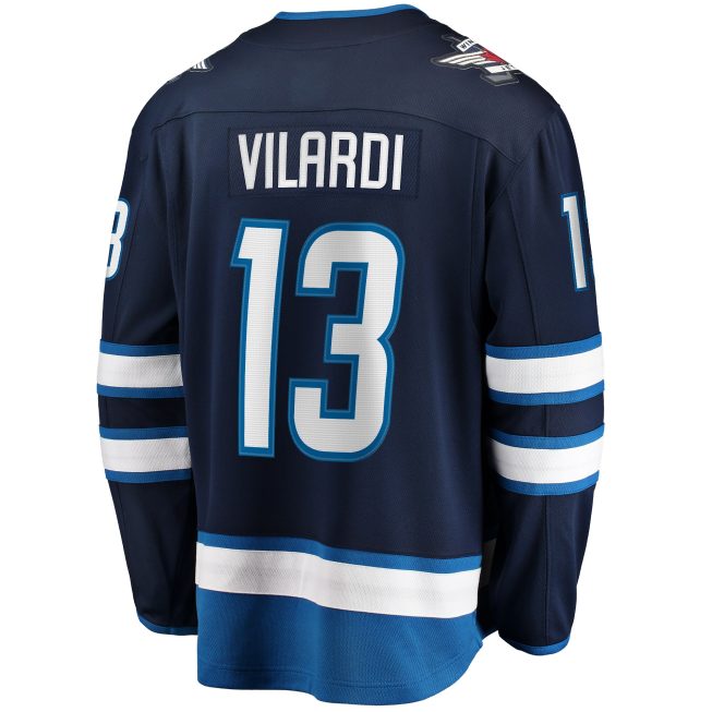 Gabriel Vilardi Winnipeg Jets Fanatics Home Premier Breakaway Player Jersey - Navy - Image 3