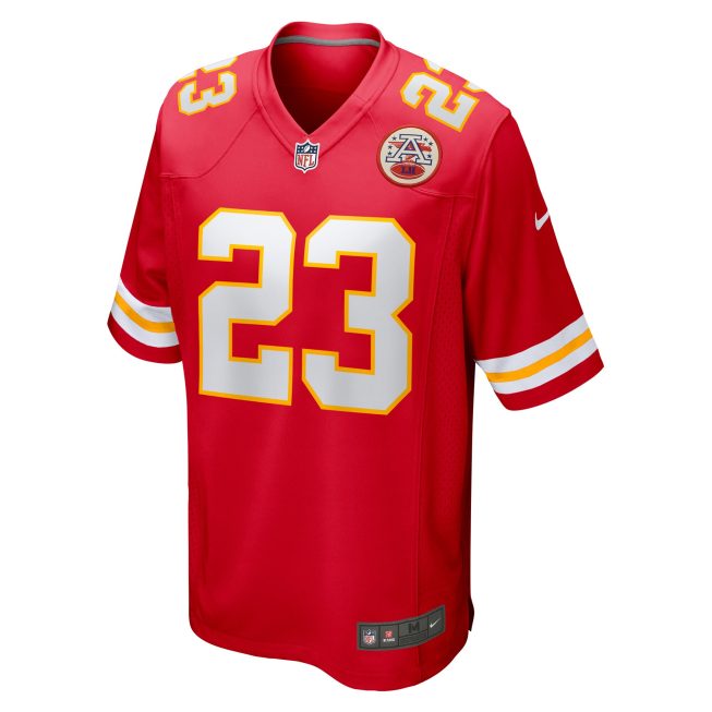 Drue Tranquill Kansas City Chiefs Game Player Jersey - Red - Image 2