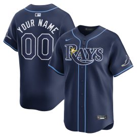 Tampa Bay Rays Away Limited Custom Jersey - Navy