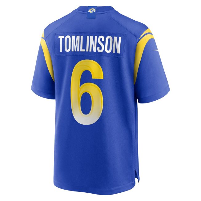Tre'Vius Hodges-Tomlinson Los Angeles Rams Team Game Jersey - Royal - Image 3