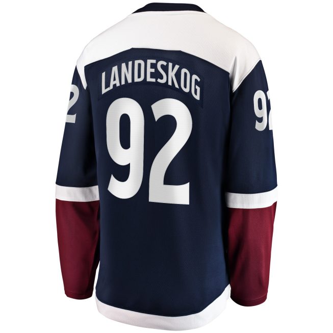 Gabriel Landeskog Colorado Avalanche Fanatics Premier Breakaway Player Jersey - Navy - Image 3