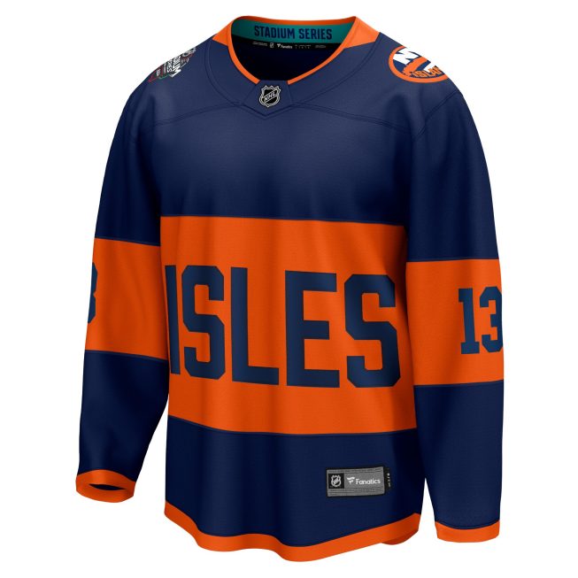 Mathew Barzal New York Islanders Fanatics 2024 Stadium Series Breakaway Player Jersey - Navy - Image 2