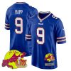 Taylor Rapp 9 Buffalo Bills Super Bowl LIX New Orleans Patch Game Men Jersey - Royal