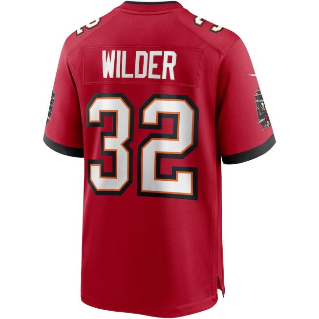 James Wilder 32 Tampa Bay Buccaneers Men Game Retired Jersey - Red - Image 3