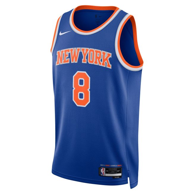 Kemba Walker New York Knicks Unisex Swingman Jersey - Icon Edition - Blue - Image 2
