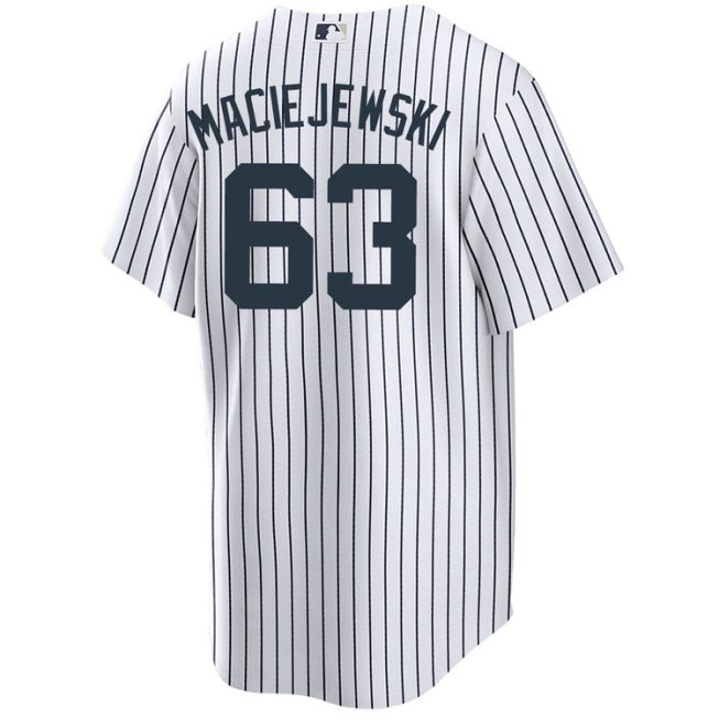 Josh Maciejewski New York Yankees Home World Series Jersey - Image 2