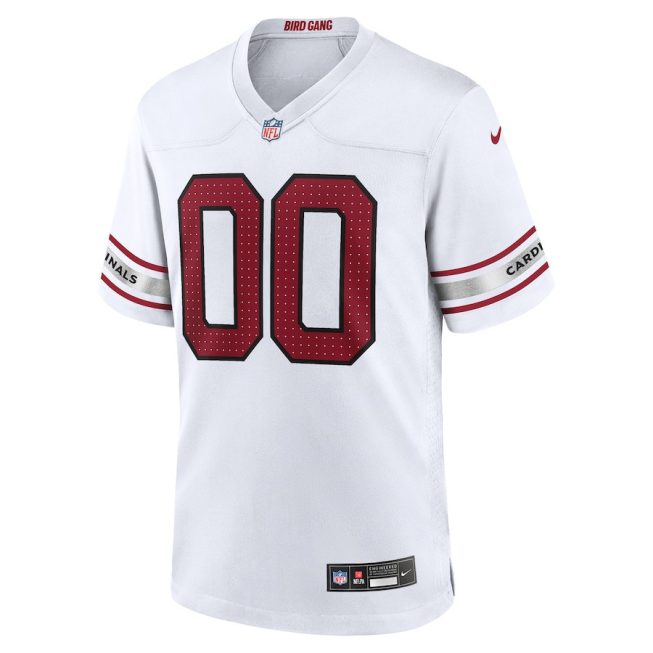 Arizona Cardinals Custom Game MenJersey - White - Image 2