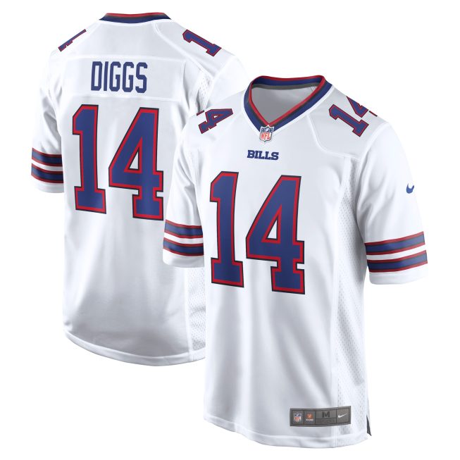 Stefon Diggs Buffalo Bills Game Jersey - White
