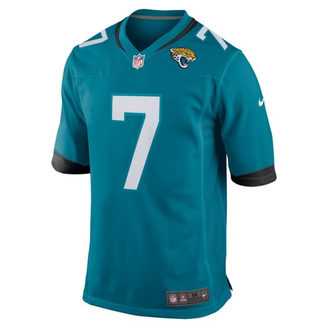 Brian Thomas Jr Jacksonville Jaguars 2024 First Round Pick Player Game Jersey - Teal - Image 2