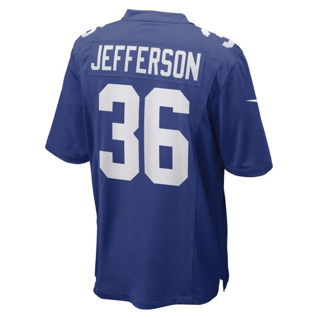 Tony Jefferson New York Giants Game Player Jersey - Royal - Image 3