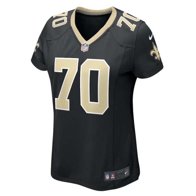 Trevor Penning 70 New Orleans Saints Women Game Jersey - Black - Image 2