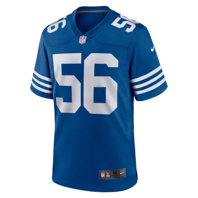 Quenton Nelson 56 Indianapolis Colts Men Alternate Team Game Jersey - Royal - Image 2