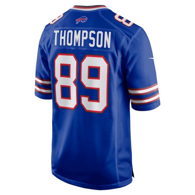 Bryan Thompson 89 Buffalo Bills Men Team Game Jersey - Royal - Image 3