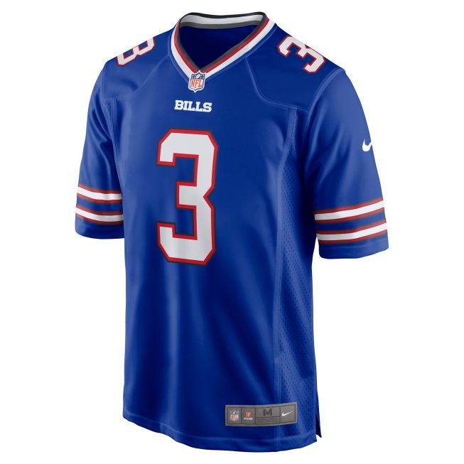 Damar Hamlin Buffalo Bills Home Game Player Jersey - Royal - Image 2