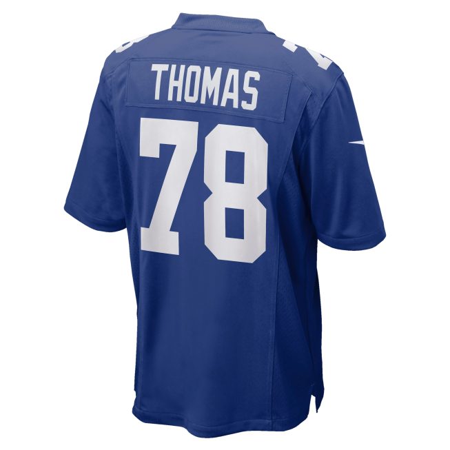 Andrew Thomas New York Giants Player Game Jersey - Royal - Image 3
