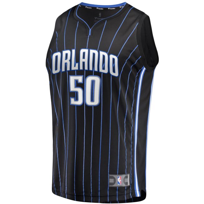 Cole Anthony Orlando Magic Fanatics Youth Fast Break Replica Jersey Black - Icon Edition - Image 2