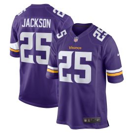 Theo Jackson Minnesota Vikings Home Game Player Jersey - Purple
