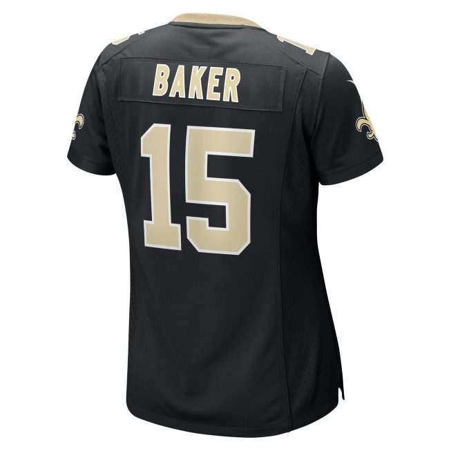 Kawaan Baker New Orleans Saints Women's Game Player Jersey - Black - Image 3