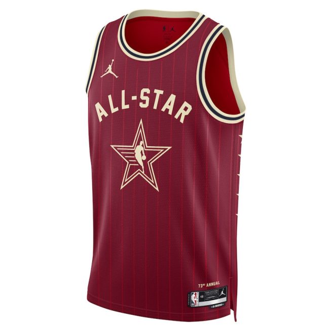 2024 All-Star Game Swingman Custom Men Jersey - Crimson - Image 2