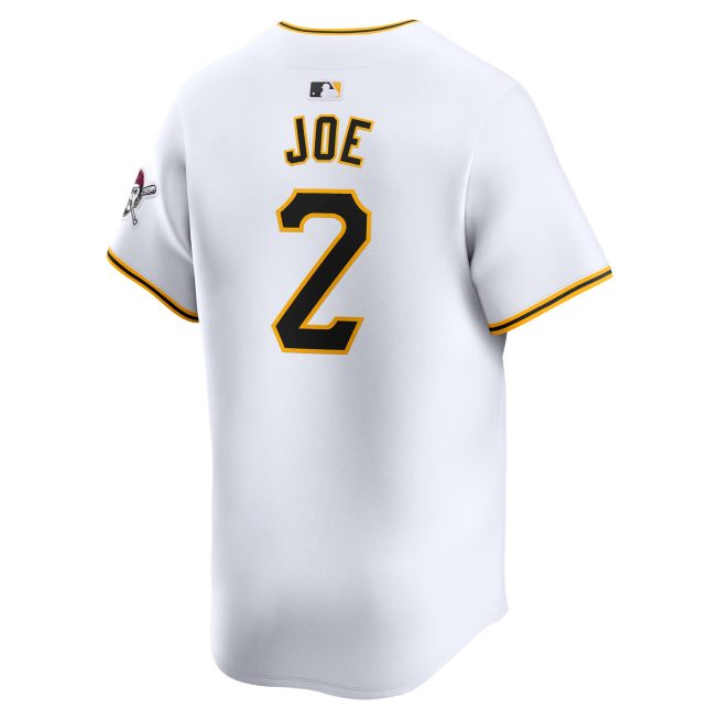 Connor Joe Pittsburgh Pirates Home Limited Player Jersey - White - Image 3