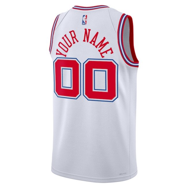 Houston Rockets 2023/24 City Edition Swingman Custom Jersey - White - Image 3
