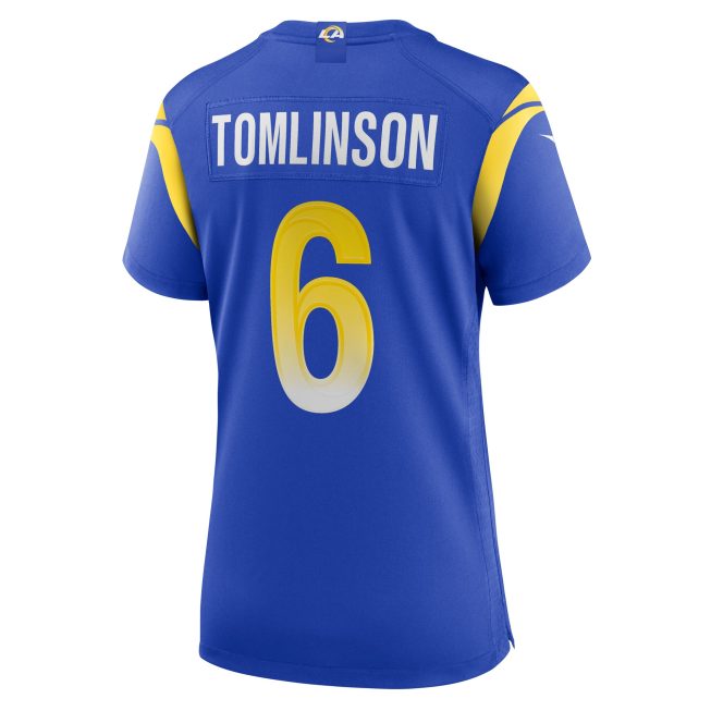 Tre'Vius Hodges-Tomlinson Los Angeles Rams Women's Team Game Jersey - Royal - Image 3