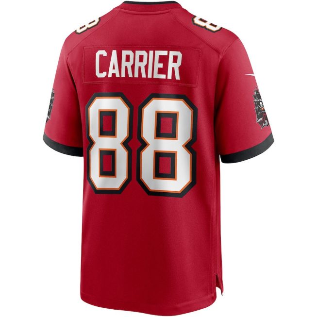 Mark Carrier 88 Tampa Bay Buccaneers Men Game Retired Jersey - Red - Image 3