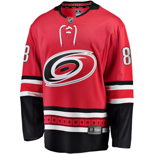 Martin Necas Carolina Hurricanes Fanatics Alternate Breakaway Player Jersey - Red - Image 2