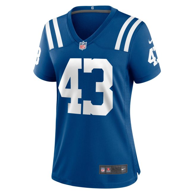 Trevor Denbow Indianapolis Colts Women's Game Player Jersey - Royal - Image 2