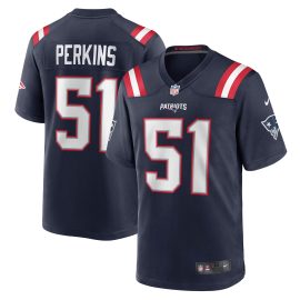 Ronnie Perkins New England Patriots Game Jersey - Navy