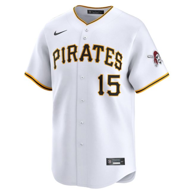 Oneil Cruz 15 Pittsburgh Pirates Home Limited Player Men Jersey - White - Image 2