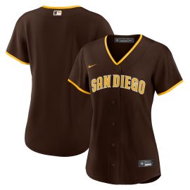 San Diego Padres Women's Road Replica Team Jersey - Brown