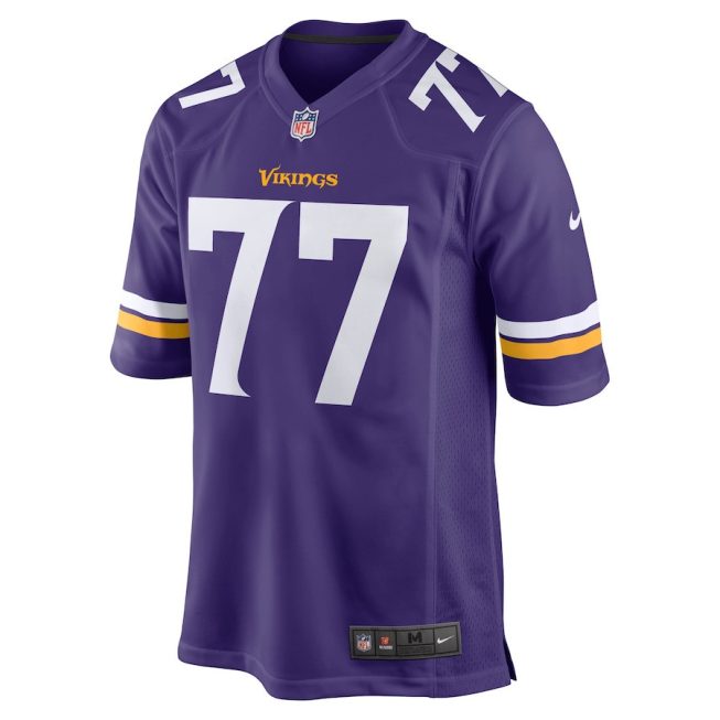 Korey Stringer 77 Minnesota Vikings Men Retired Jersey - Purple - Image 2