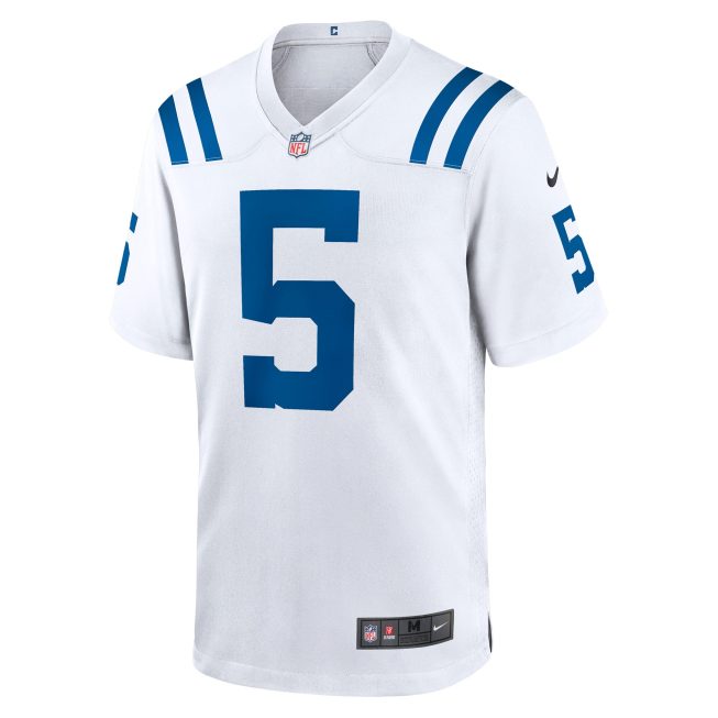 Anthony Richardson Indianapolis Colts 2023 Draft First Round Pick Game Jersey - White - Image 2