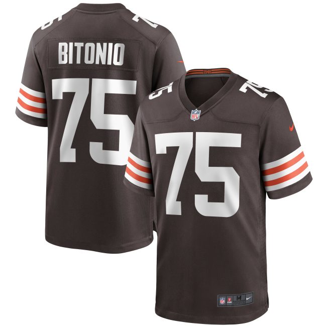 Joel Bitonio Cleveland Browns Game Jersey - Brown