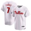 Trea Turner Philadelphia Phillies 2024 World Tour London Series Home Limited Player Jersey - White
