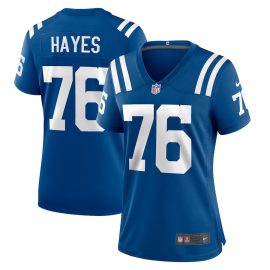 Ryan Hayes 76 Indianapolis Colts Women Team Game Jersey - Royal