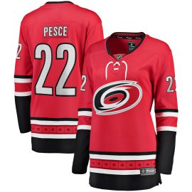 Brett Pesce Carolina Hurricanes Fanatics Women's Alternate Breakaway Player Jersey - Red