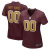 Washington Team Women Alternate Custom Jersey - Burgundy